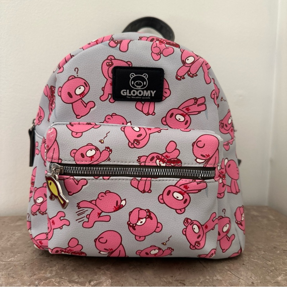 Gloomy Bear The Naughty Grizzly Poses Mini Backpack Bag Mori Shack Bioworld